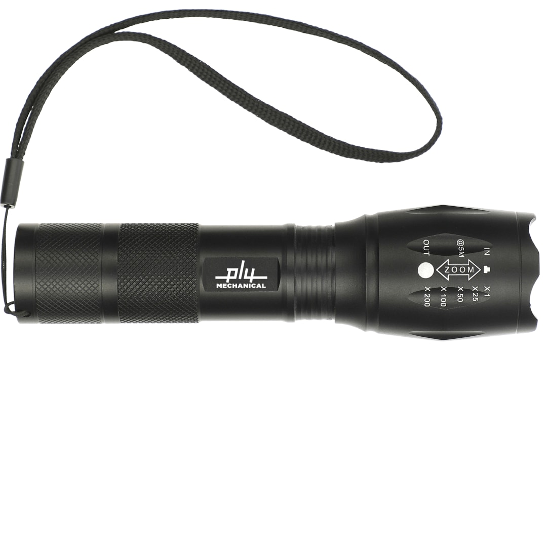 High Performance 500 Lumen Flashlight - 1431-62 Black