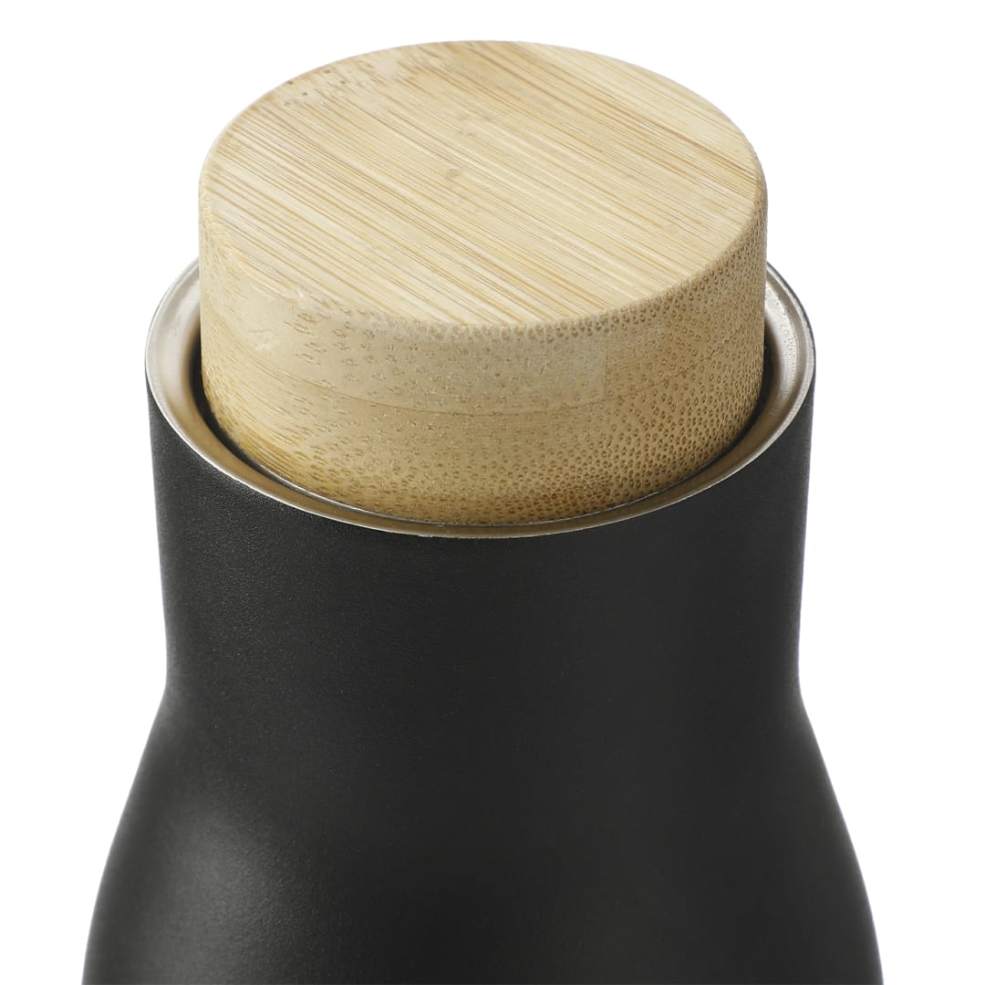 FSC&#174; 100% Bamboo Cap 17oz Shaco Copper Vac Bottle - 1600-19 Black