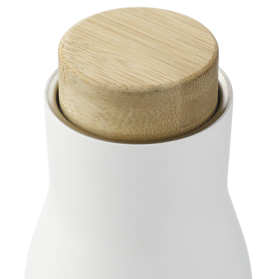 FSC&#174; 100% Bamboo Cap 17oz Shaco Copper Vac Bottle - 1600-19 White