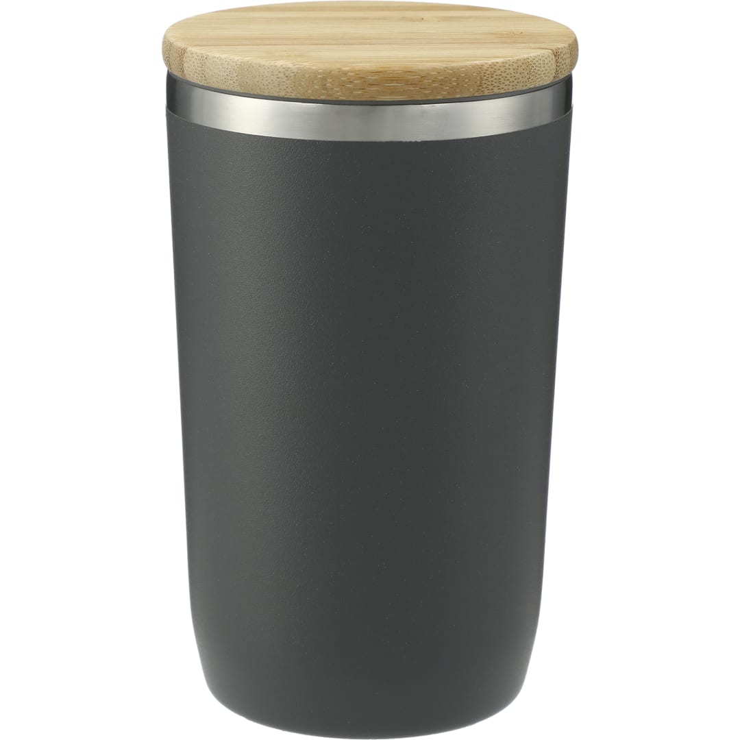 FSC&#174; 100% Bamboo lid 14oz Brees Copper Vac Tumbler - 1600-21 Gray