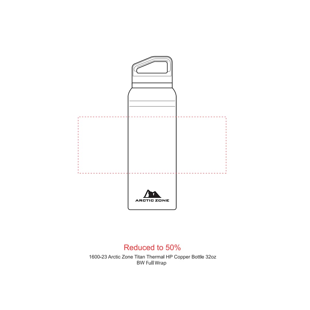 Arctic Zone Arctic Zone® Titan Thermal HP® Copper Bottle 32oz - 1600-23 Black