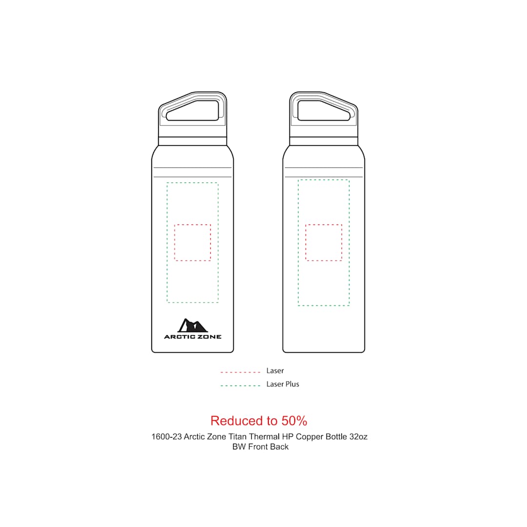 Arctic Zone Arctic Zone® Titan Thermal HP® Copper Bottle 32oz - 1600-23 Black