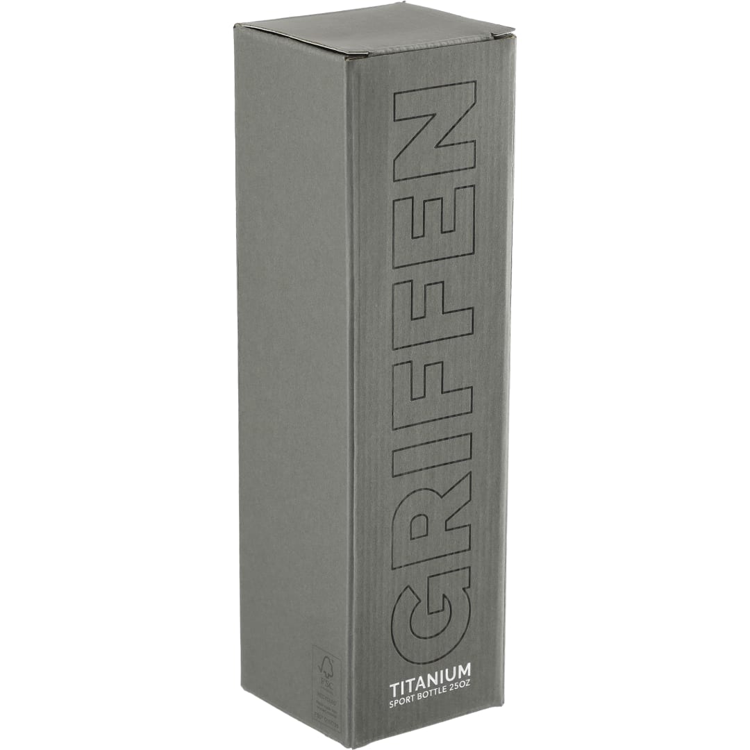 Griffen Titanium Sport Bottle 25oz - 1600-31 Silver