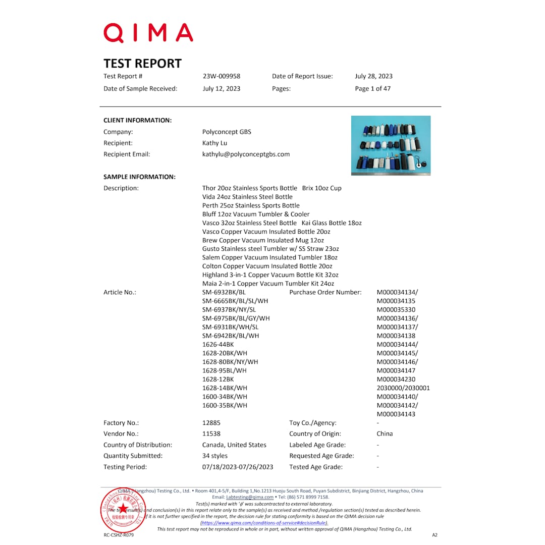 Maia 2-in-1 Copper Vacuum Tumbler Kit 24oz - 1600-35 Black