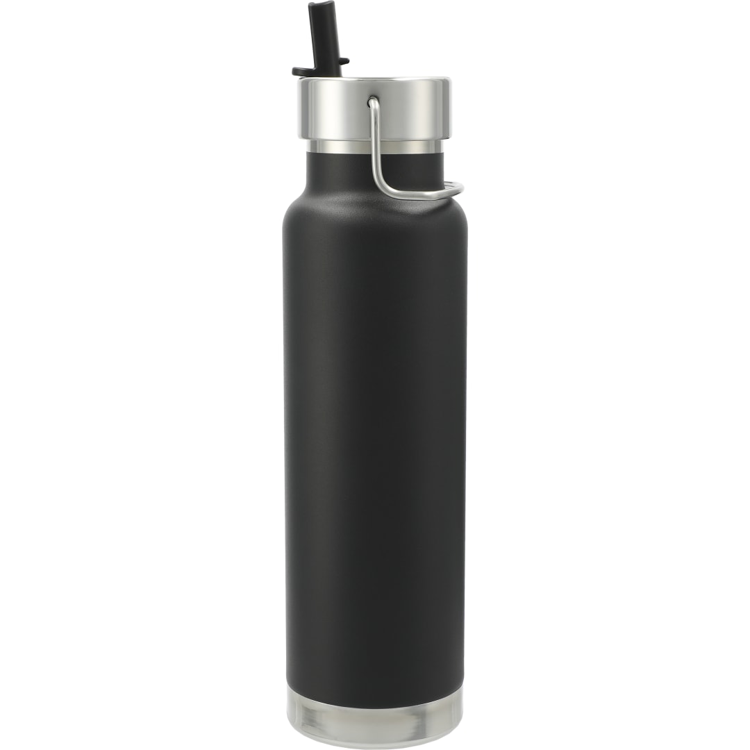 Thor Copper Vacuum Insulated Bottle 25oz Straw Lid - 1600-36 Black