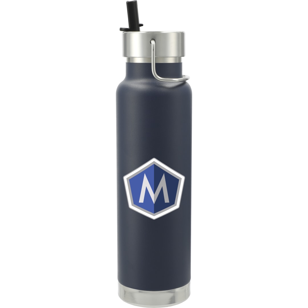 Thor Copper Vacuum Insulated Bottle 25oz Straw Lid - 1600-36 Blue