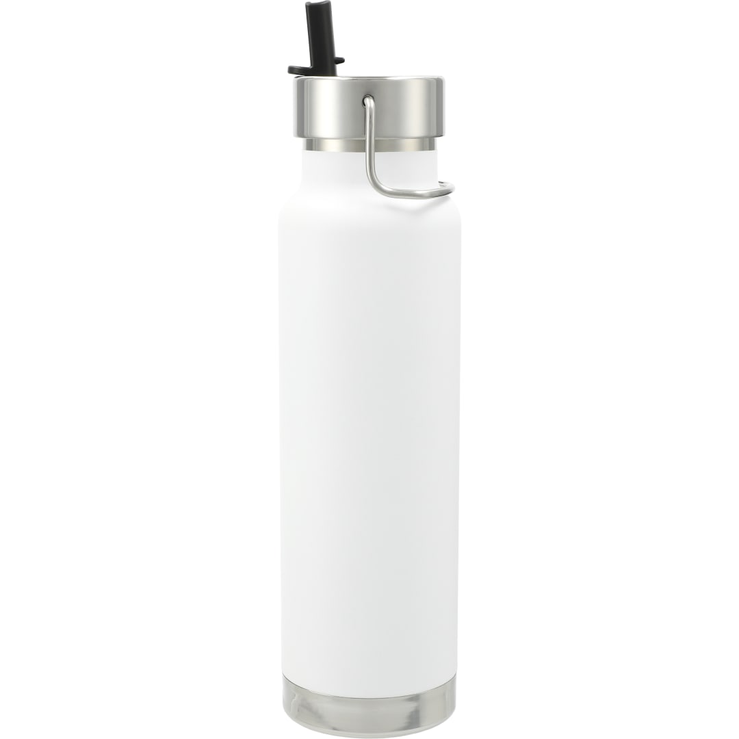 Thor Copper Vacuum Insulated Bottle 25oz Straw Lid - 1600-36 White