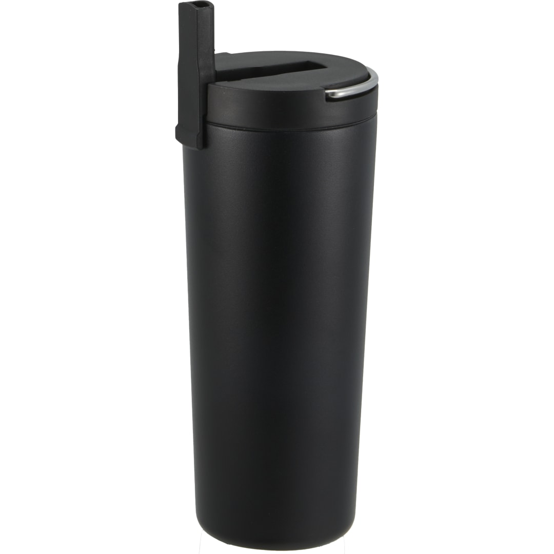 Thor Copper Insulated Tumbler 24oz Flip Straw Lid - 1600-37 Black