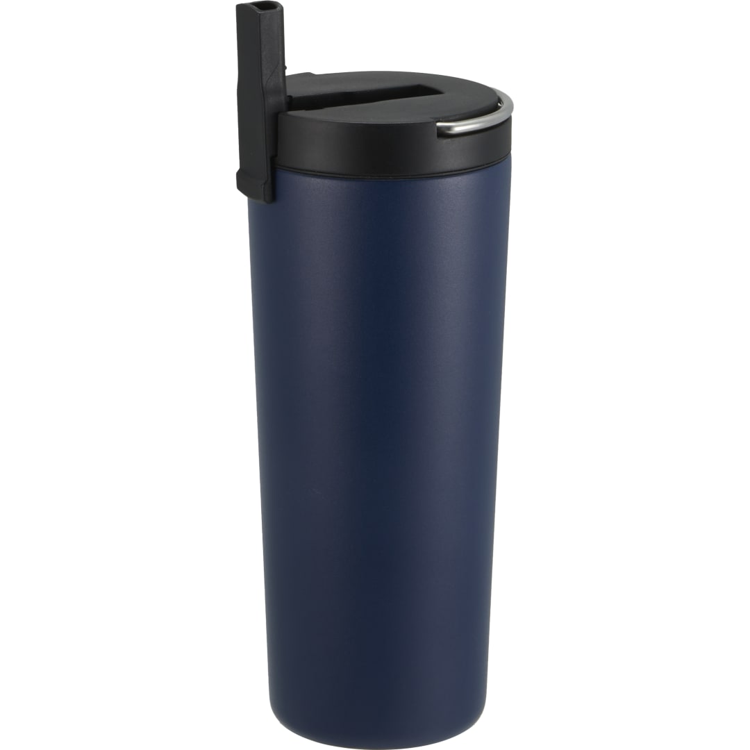 Thor Copper Insulated Tumbler 24oz Flip Straw Lid - 1600-37 Blue