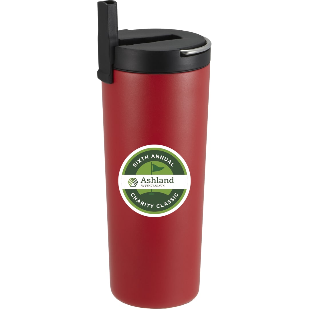 Thor Copper Insulated Tumbler 24oz Flip Straw Lid - 1600-37 Red