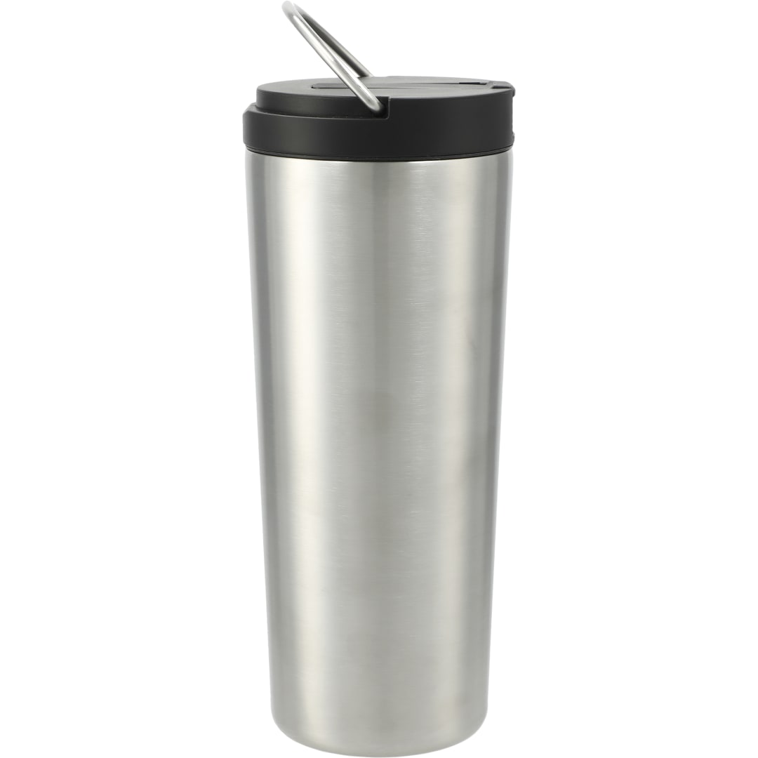 Thor Copper Insulated Tumbler 24oz Flip Straw Lid - 1600-37 Silver
