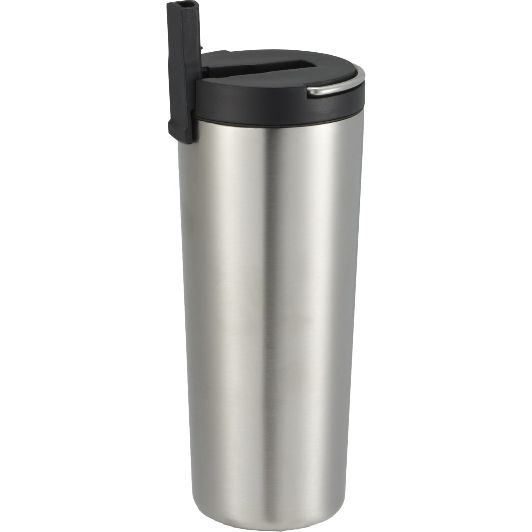 Thor Copper Insulated Tumbler 24oz Flip Straw Lid - 1600-37 Silver