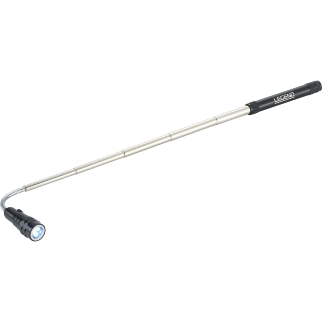 Flare Telescopic LED Magnetic Flashlight - 1226-24 Black