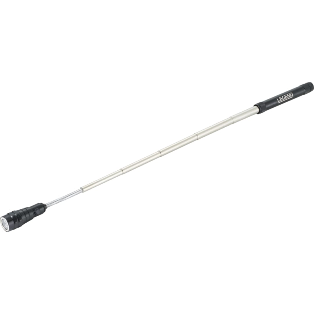 Flare Telescopic LED Magnetic Flashlight - 1226-24 Black