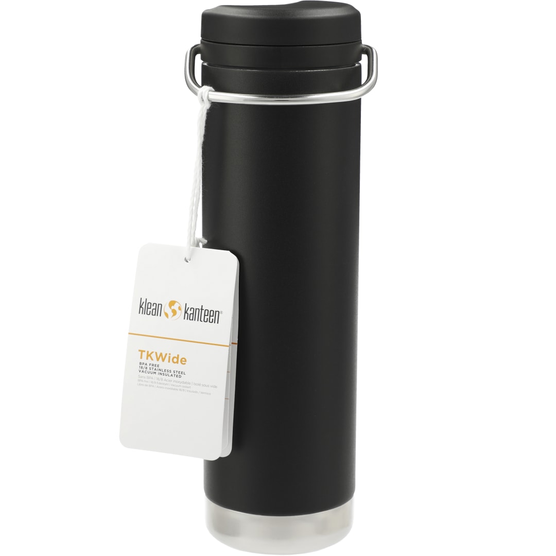 Klean Kanteen Klean Kanteen Eco TKWide 20oz- Twist cap - 1600-43 Black