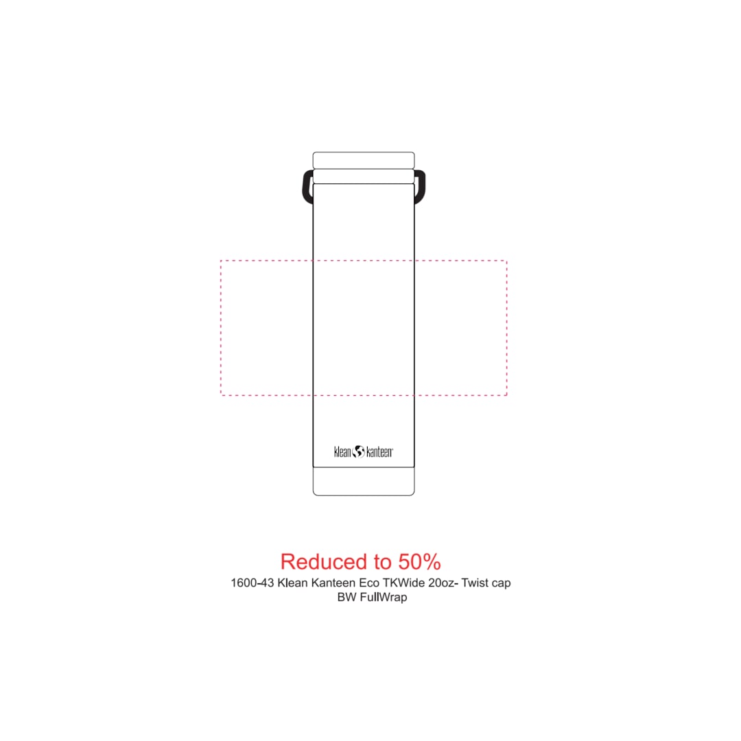 Klean Kanteen Klean Kanteen Eco TKWide 20oz- Twist cap - 1600-43 Black