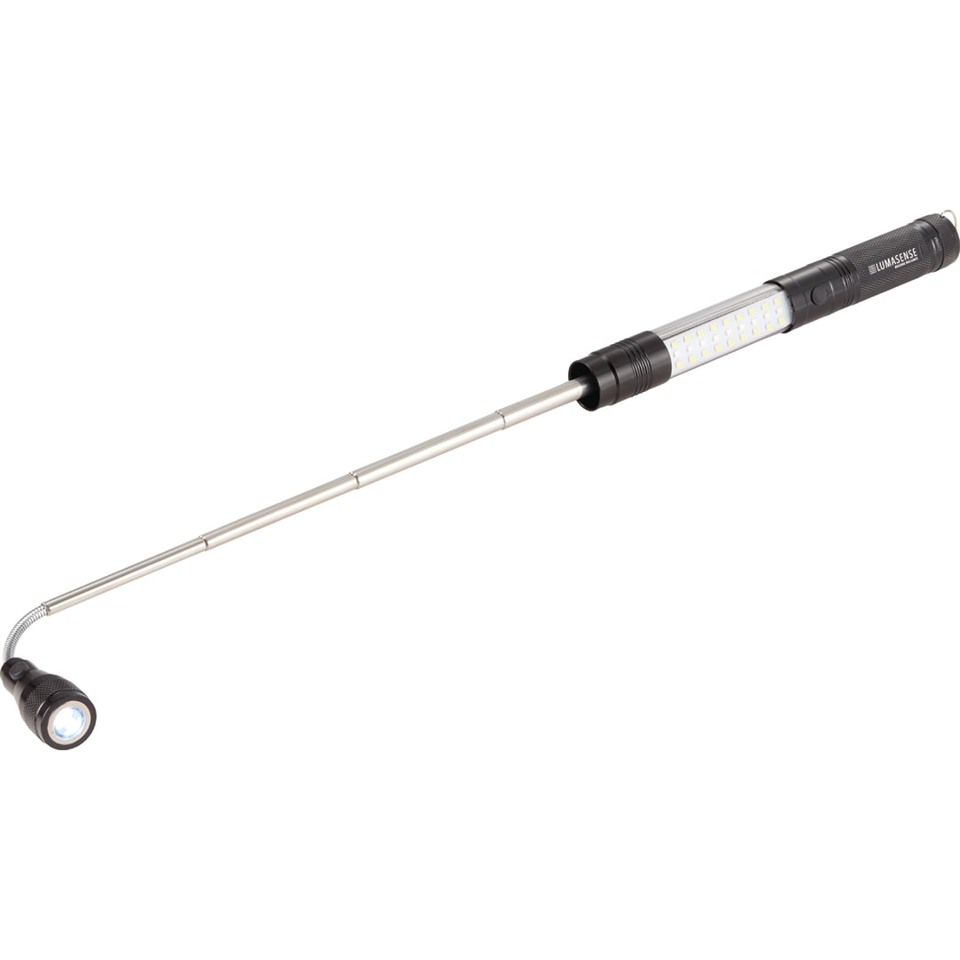  Telescopic Magnetic COB LED Flashlight w/Sidelight - 1226-33