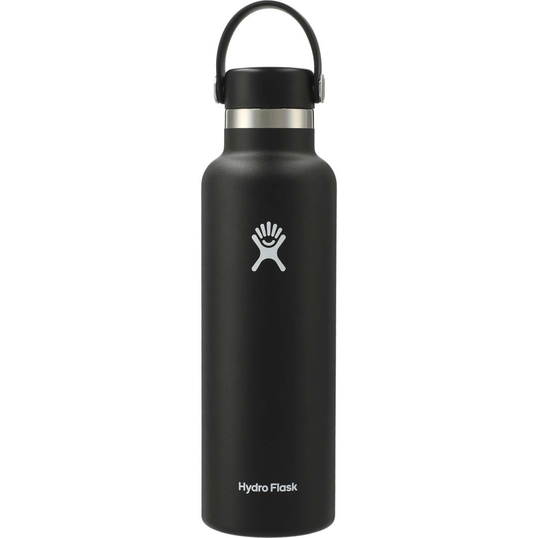Hydro Flask Hydro Flask® Standard Mouth With Flex Cap 21oz - 1601-91 Black