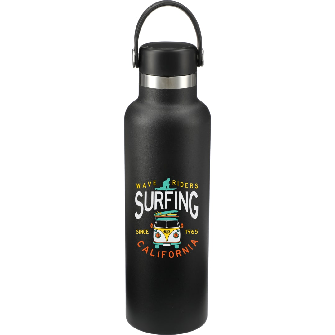 Hydro Flask Hydro Flask® Standard Mouth With Flex Cap 21oz - 1601-91 Black