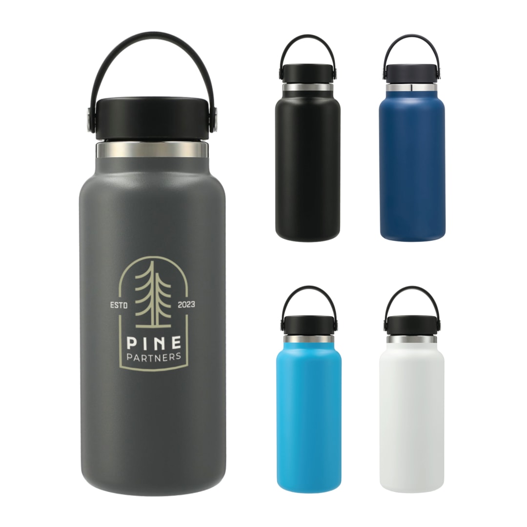 Hydro Flask Hydro Flask® Wide Mouth With Flex Cap 32oz - 1601-92 Grey
