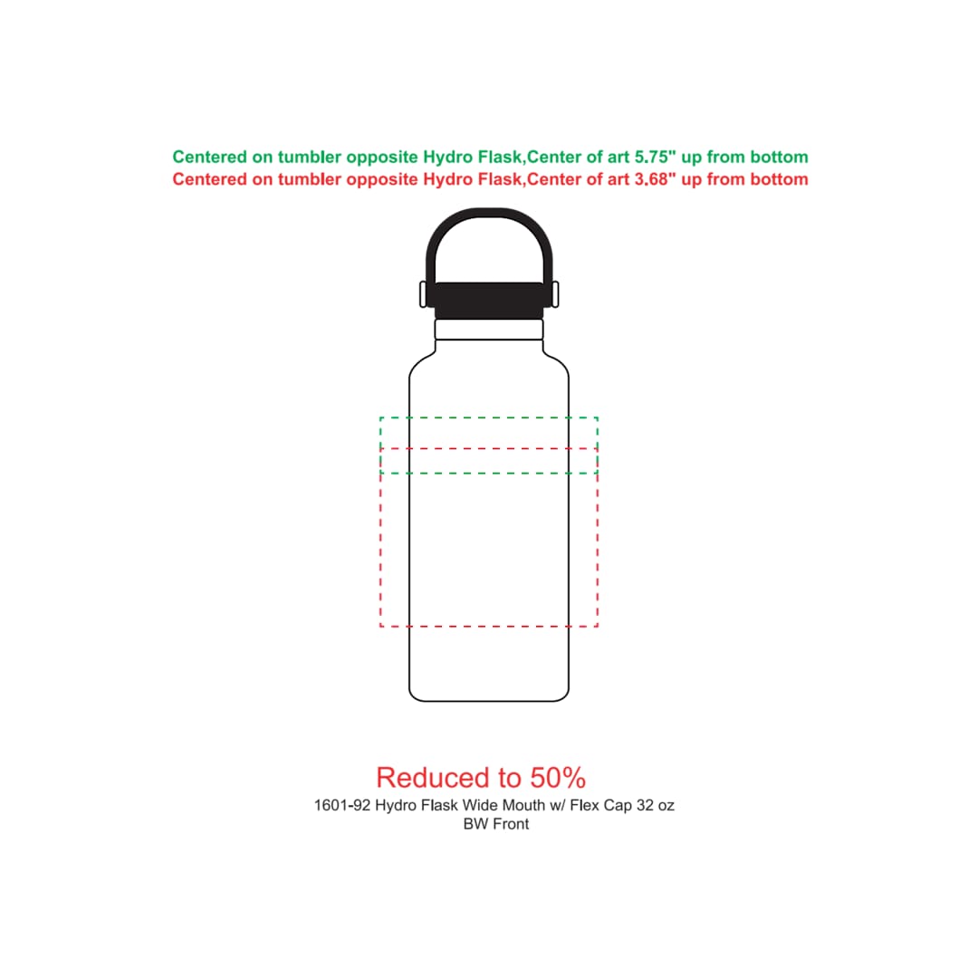 Hydro Flask Hydro Flask® Wide Mouth With Flex Cap 32oz - 1601-92 Grey