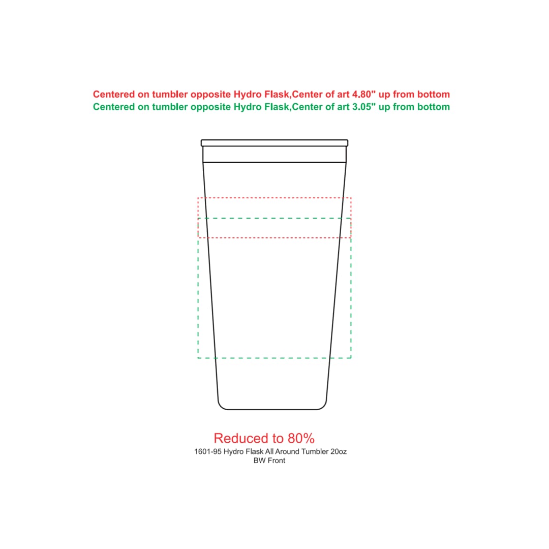 Hydro Flask Hydro Flask® All Around™ Tumbler 20oz - 1601-95 Black