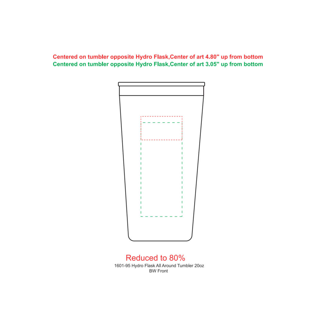 Hydro Flask Hydro Flask® All Around™ Tumbler 20oz - 1601-95 Black