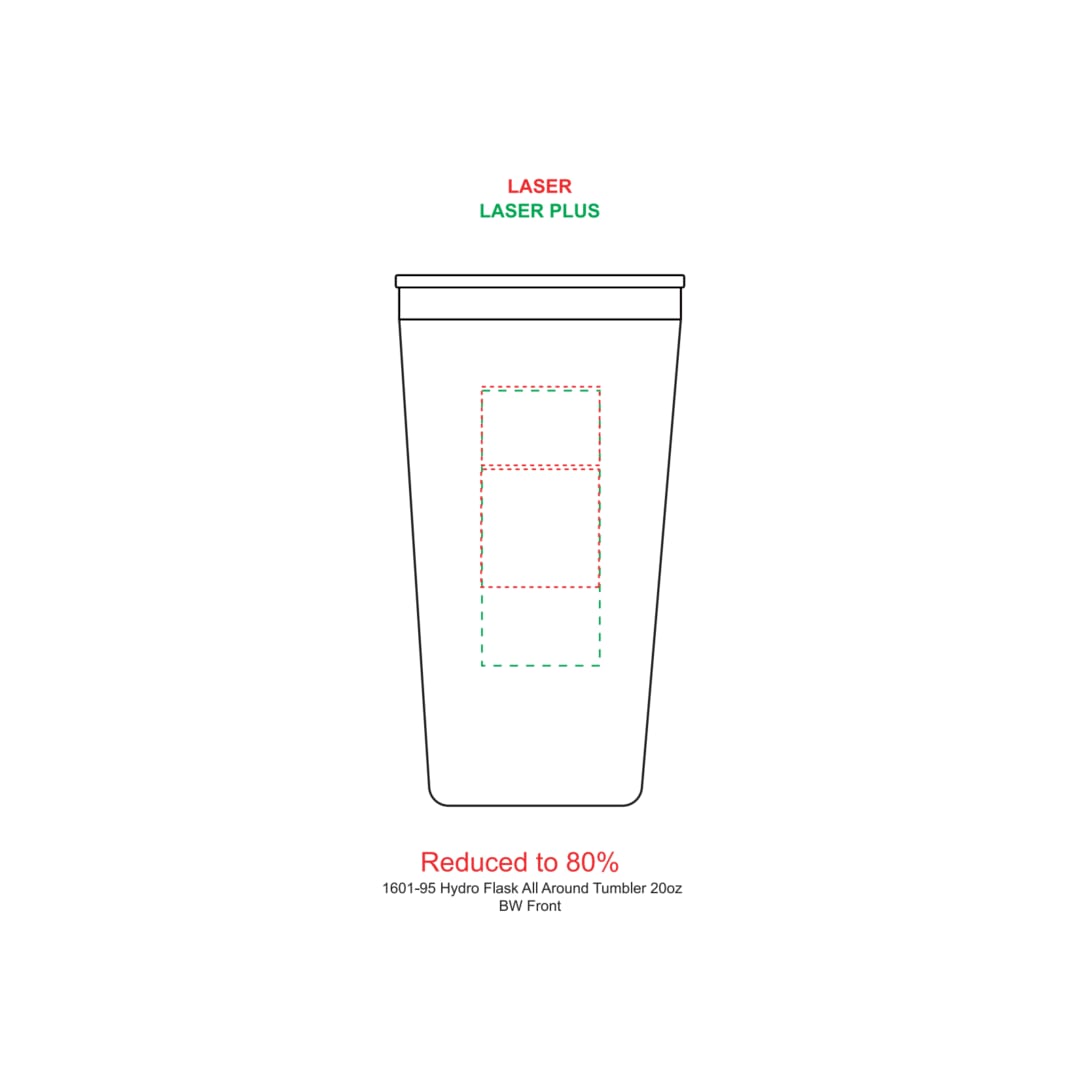 Hydro Flask Hydro Flask® All Around™ Tumbler 20oz - 1601-95 Black