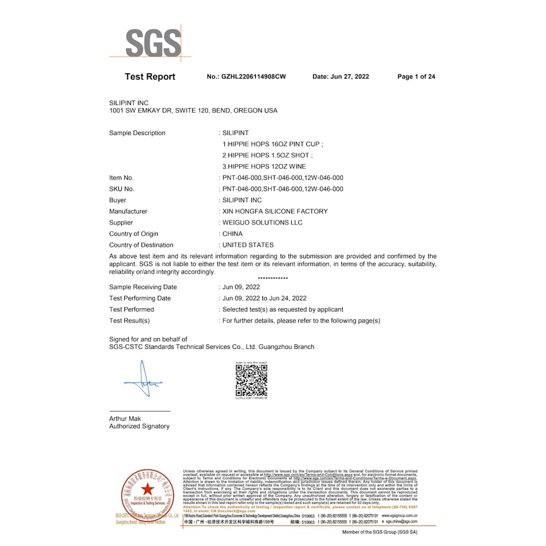 Silipint Silipint Original Silicone Pint Glass 16oz - 1602-01 Multi