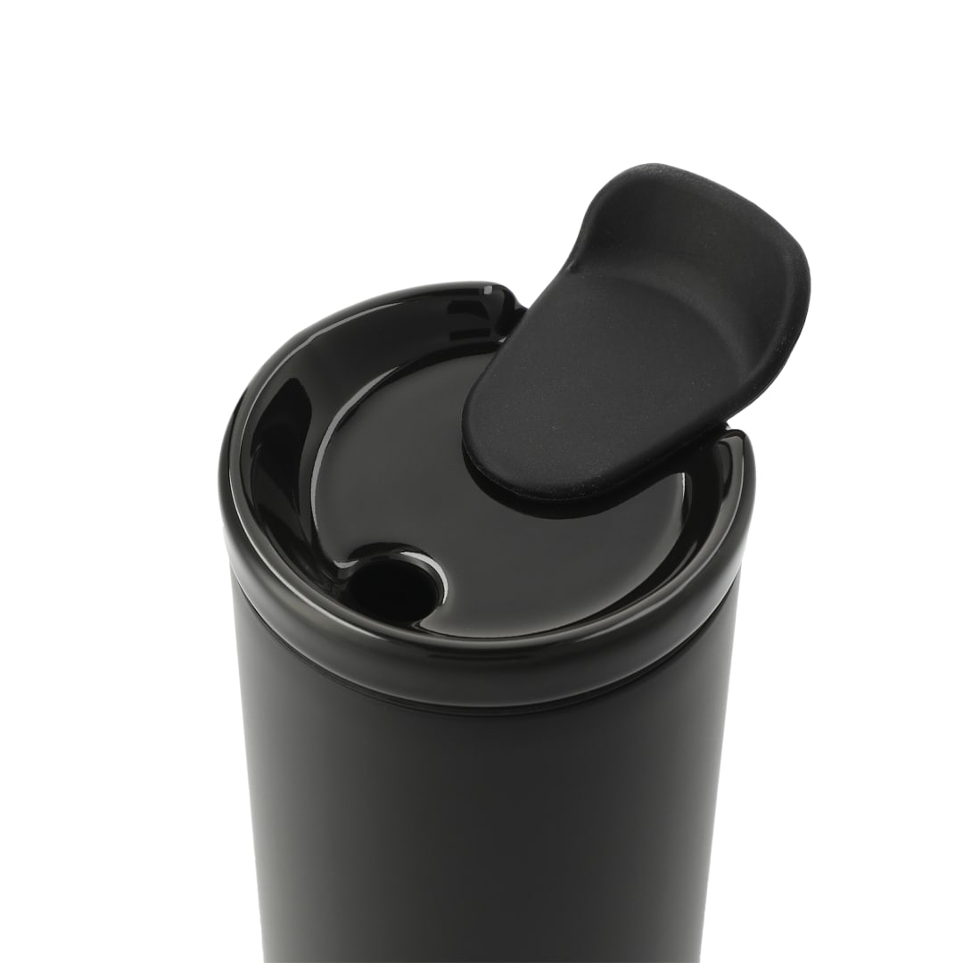 Seneca Tumbler 16oz w/ Ceramic Lid & Lining - 1628-81 Black