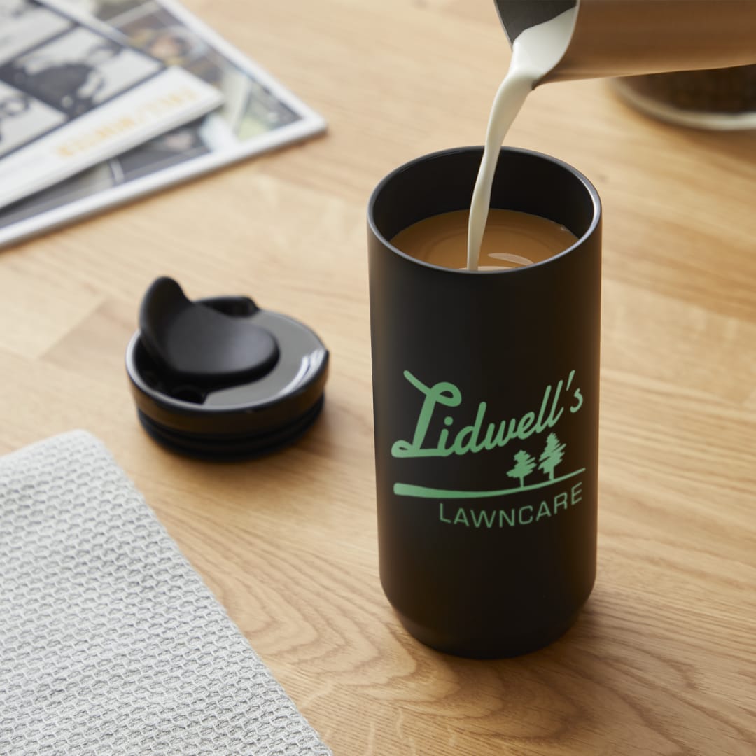 Seneca Tumbler 16oz w/ Ceramic Lid & Lining - 1628-81 Black