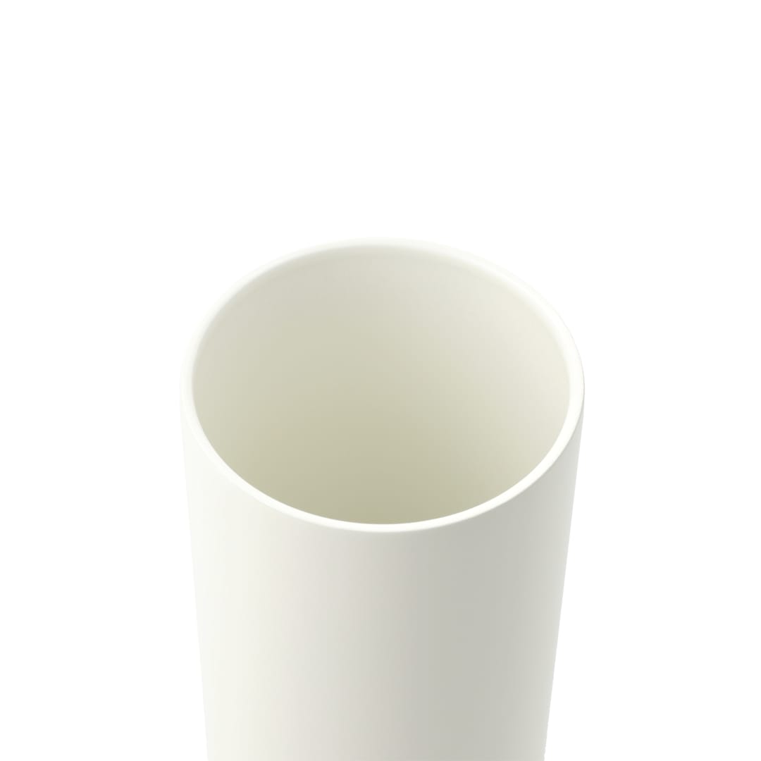 Seneca Tumbler 16oz w/ Ceramic Lid & Lining - 1628-81 White