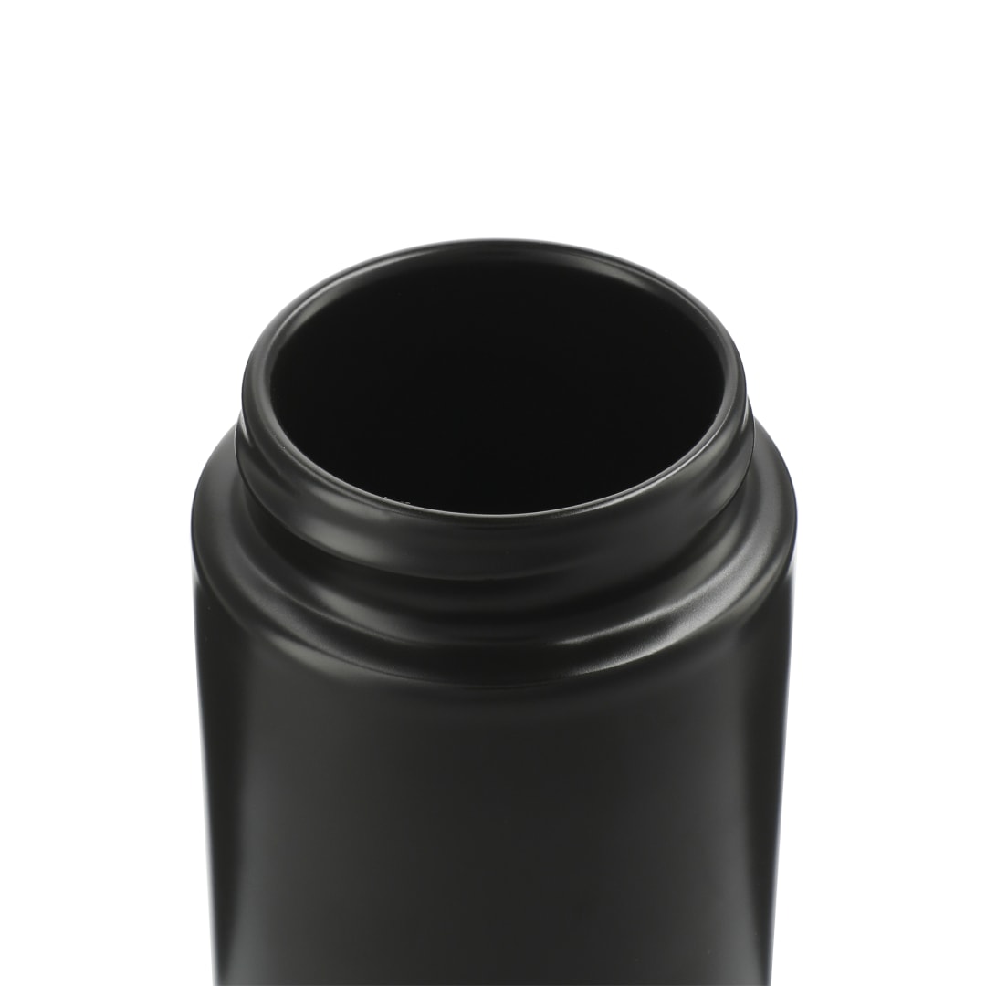 Arlo Ceramic Tumbler with Bamboo lid 11oz - 1628-91 Black