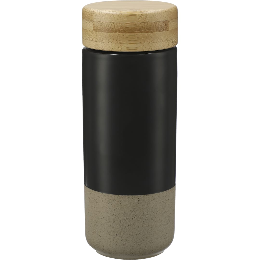  Arlo Ceramic Tumbler with Bamboo lid 11oz - 1628-91