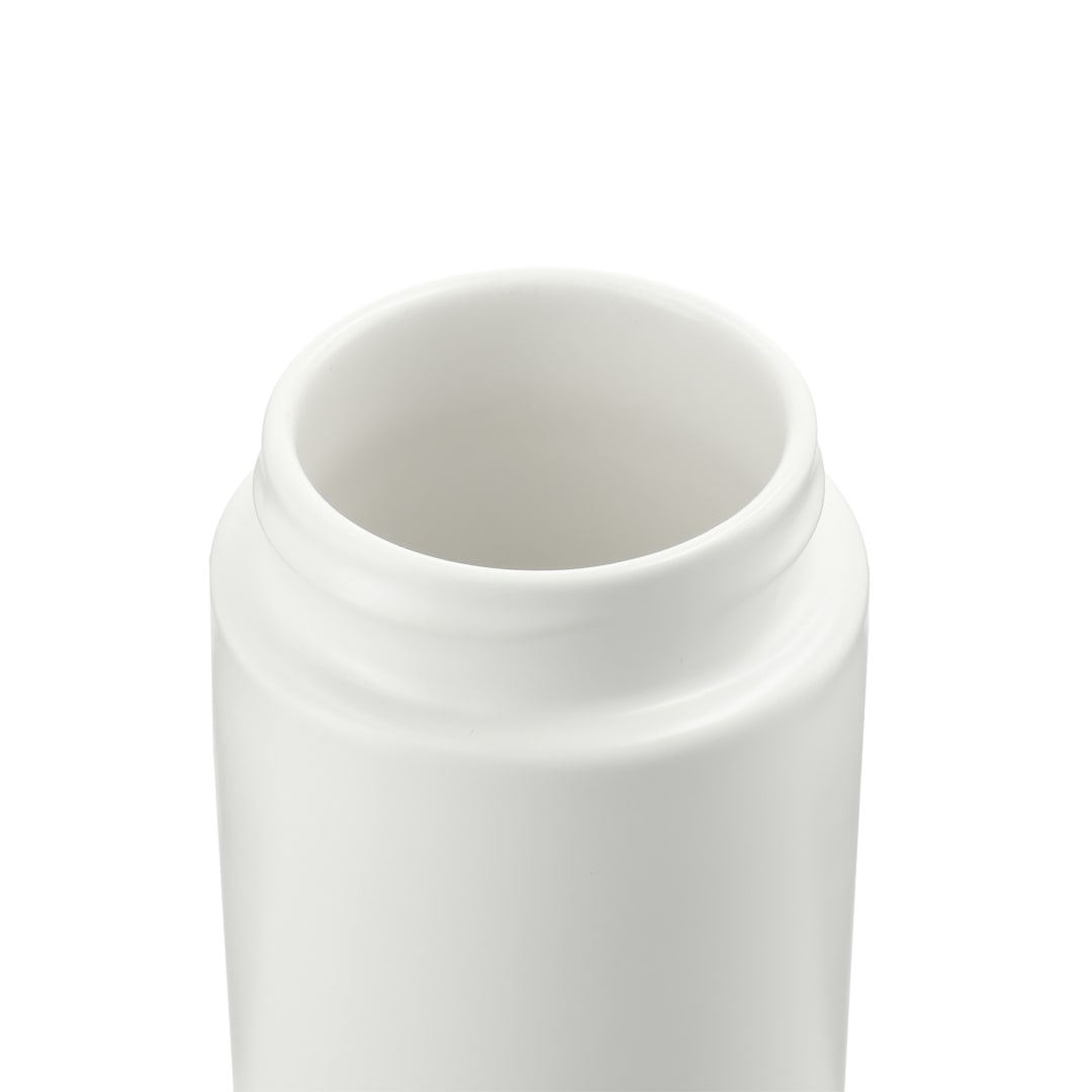 Arlo Ceramic Tumbler with Bamboo lid 11oz - 1628-91 White