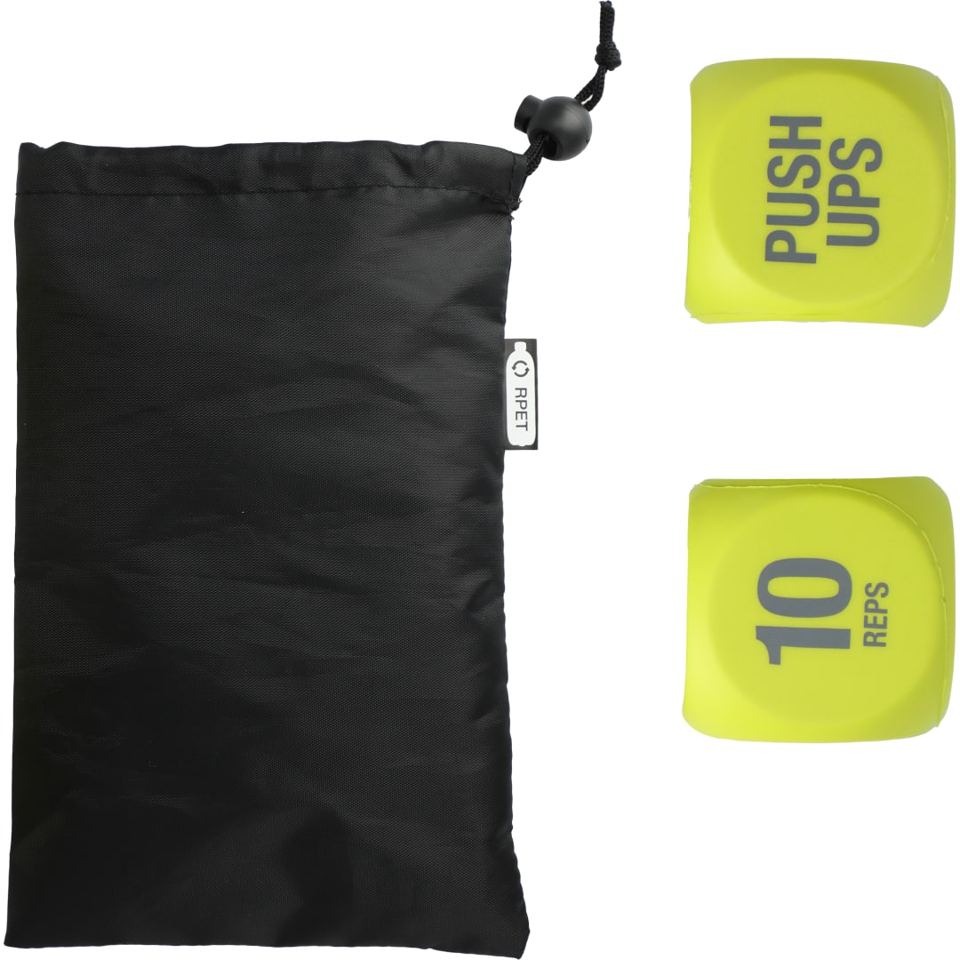 2 Piece Exercise Dice - 1631-24 Yellow