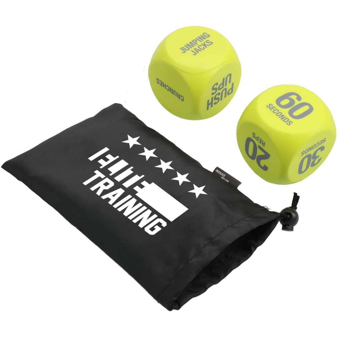 2 Piece Exercise Dice - 1631-24 Yellow