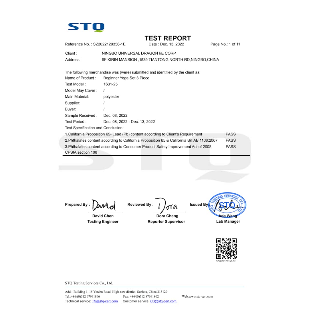 Beginner Yoga Set 3 Piece - 1631-25 Black