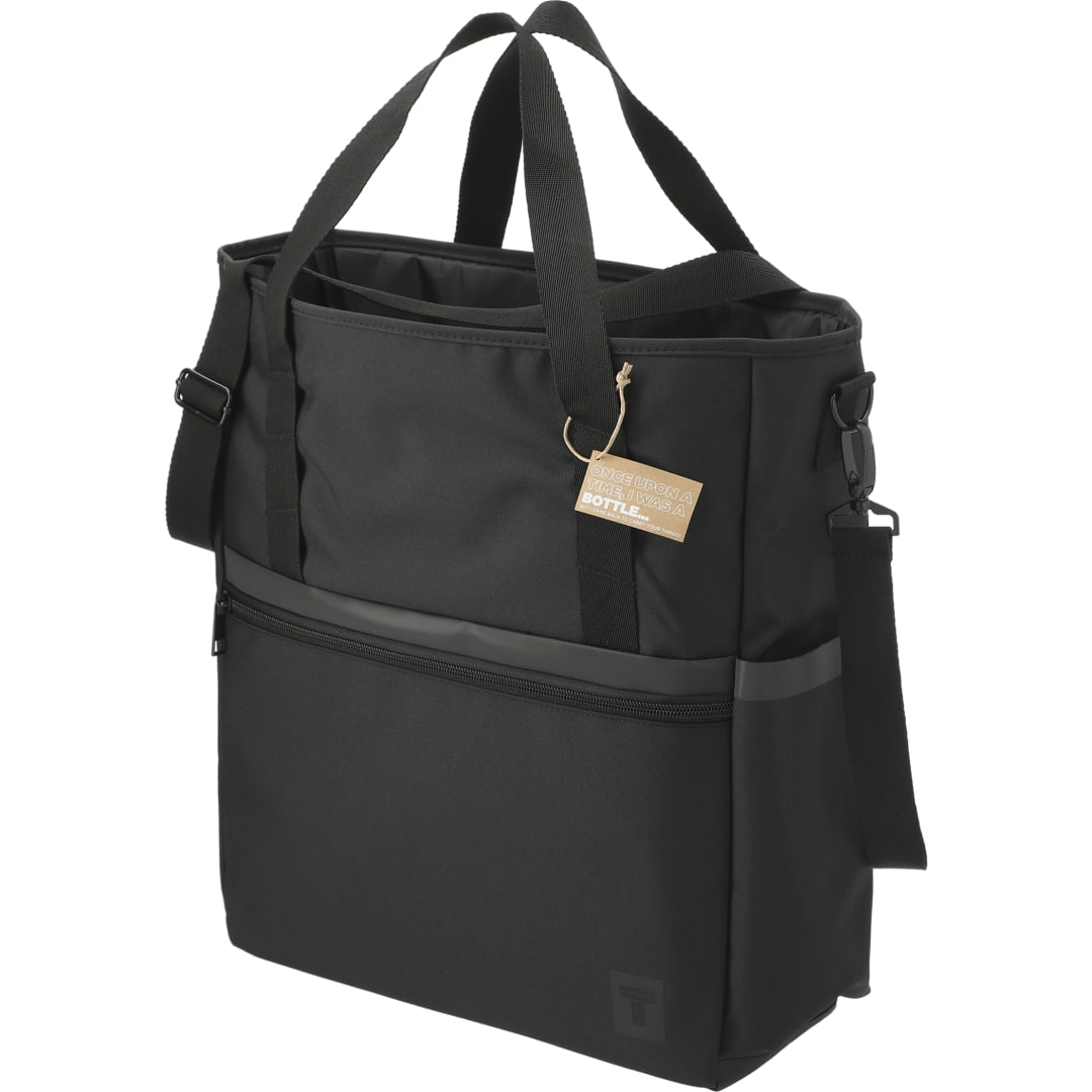 Tranzip Tranzip Recycled Computer Tote - 2020-27 Black