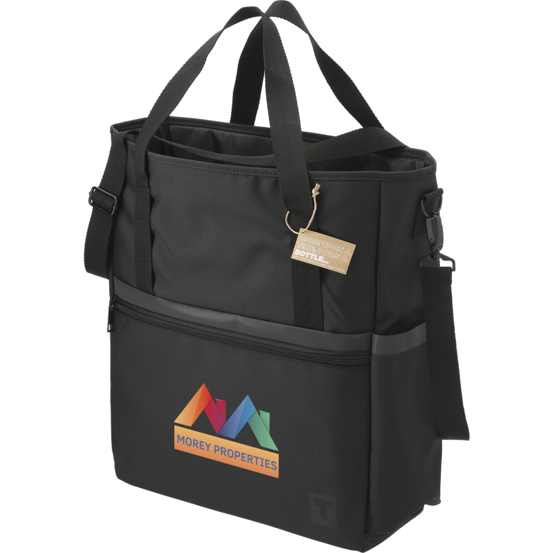 Tranzip Tranzip Recycled Computer Tote - 2020-27 Black