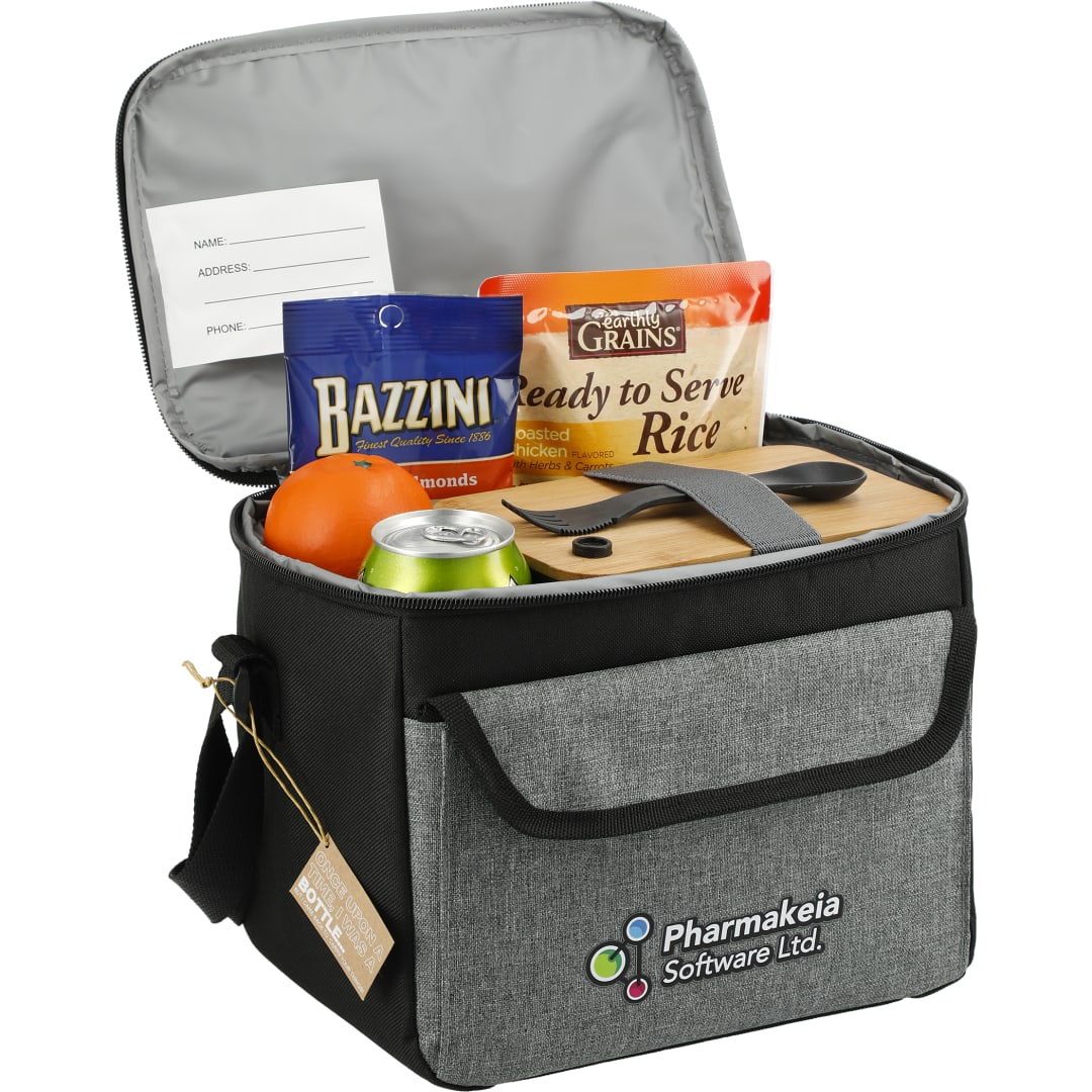 Recycled Boxy 9 Can Lunch Cooler - 2600-06 Gray