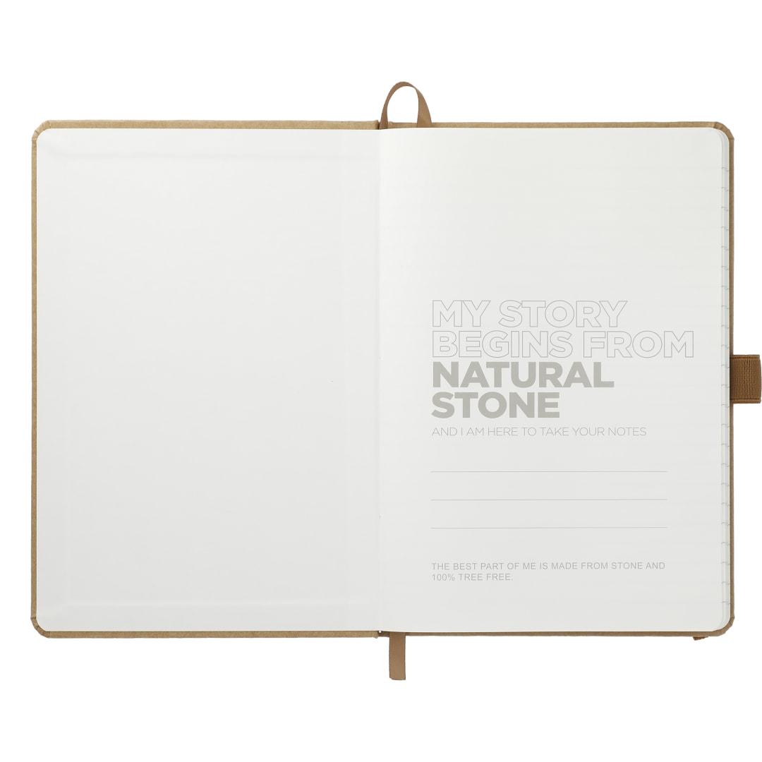  5.5" x 8.5" Washable Kraft Stone Bound JournalBook - 2800-72