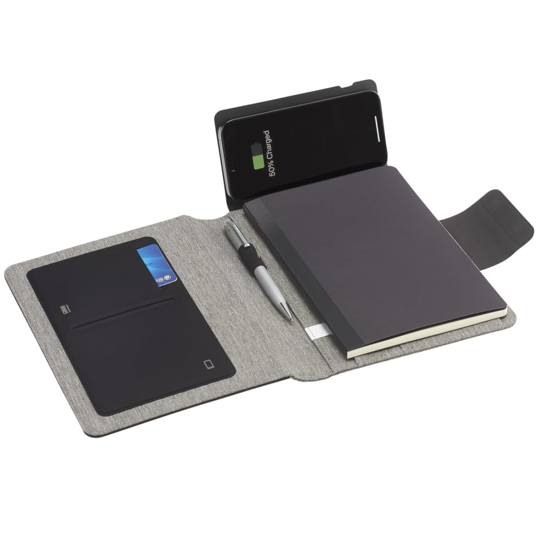 Reclaim RPET MagClick Fast Wireless Journal - 2800-75 Black