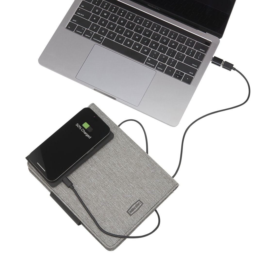 Reclaim RPET MagClick Fast Wireless Journal - 2800-75 Black