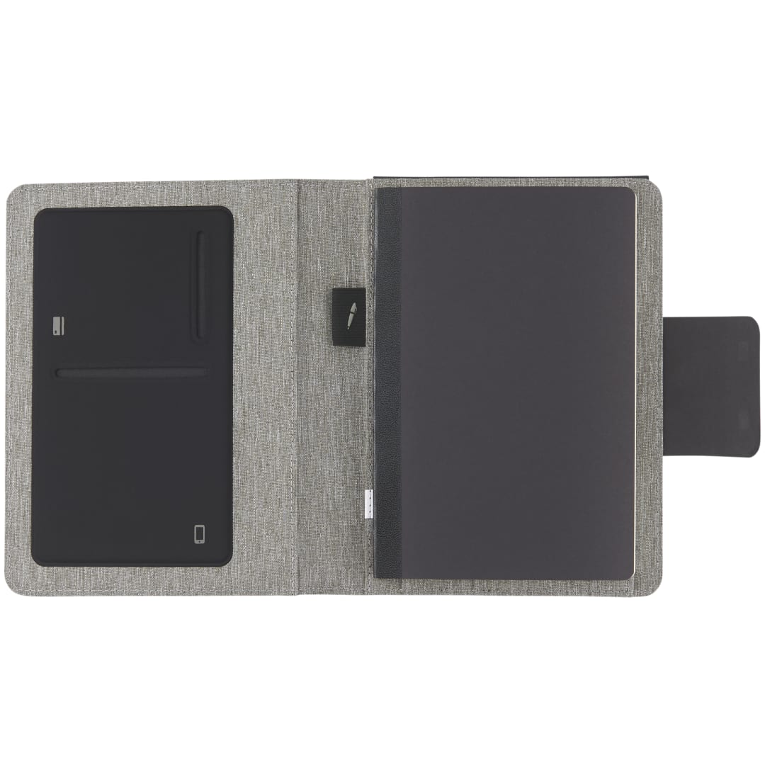 Reclaim RPET MagClick Fast Wireless Journal - 2800-75 Black