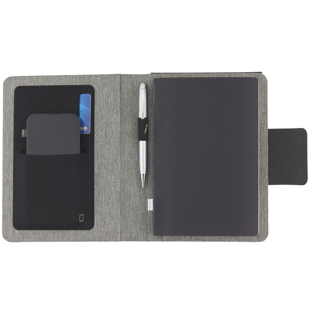 Reclaim RPET MagClick Fast Wireless Journal - 2800-75 Black