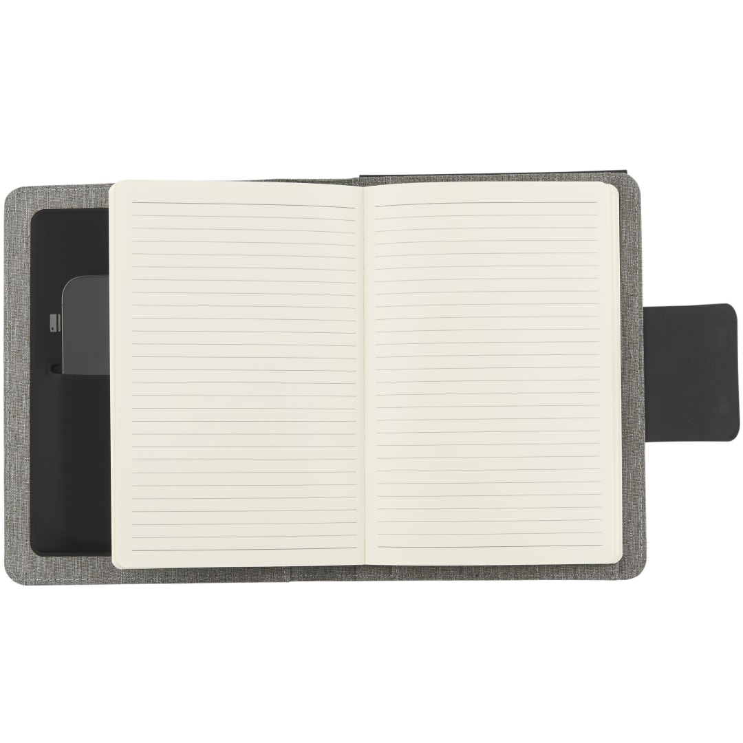 Reclaim RPET MagClick Fast Wireless Journal - 2800-75 Black