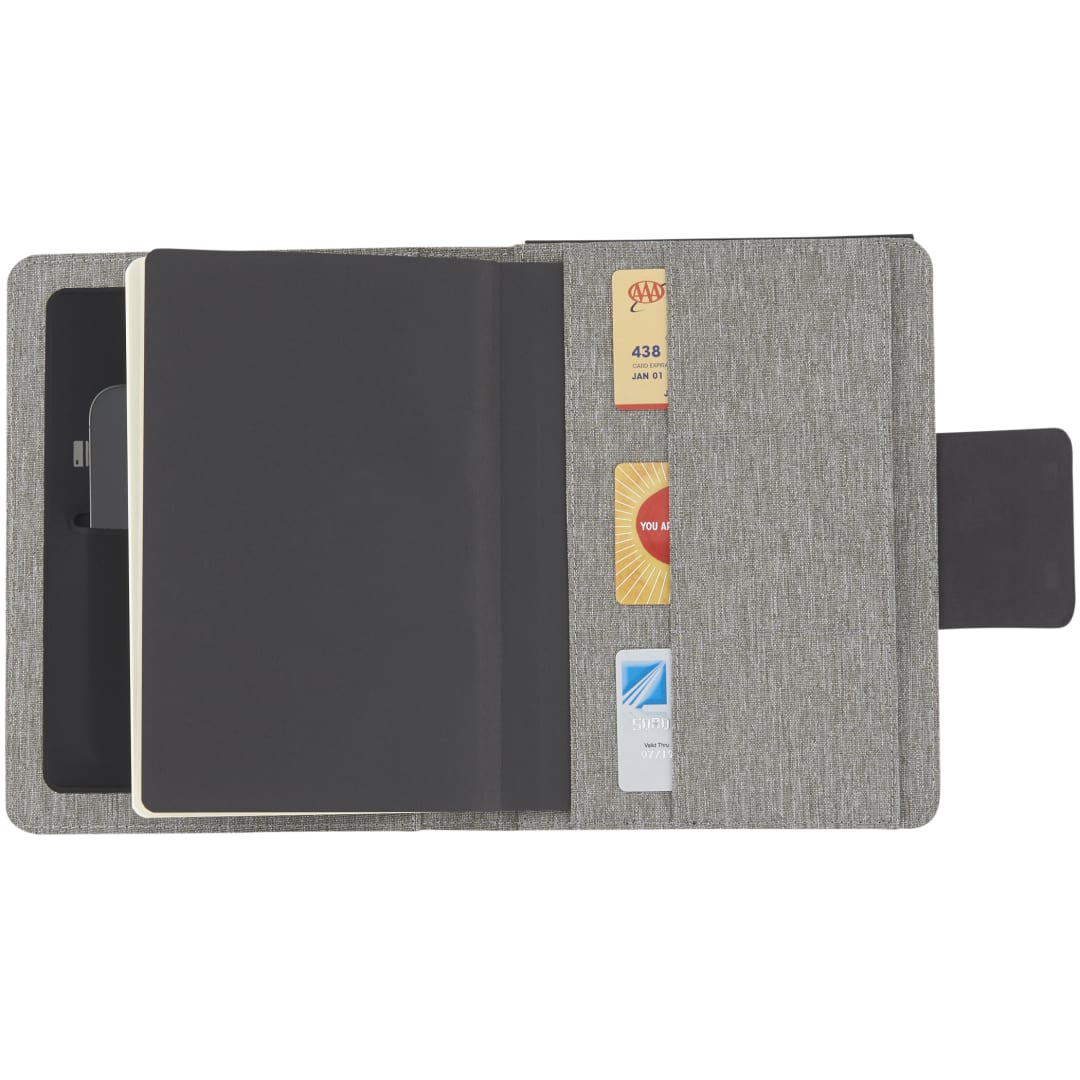 Reclaim RPET MagClick Fast Wireless Journal - 2800-75 Black