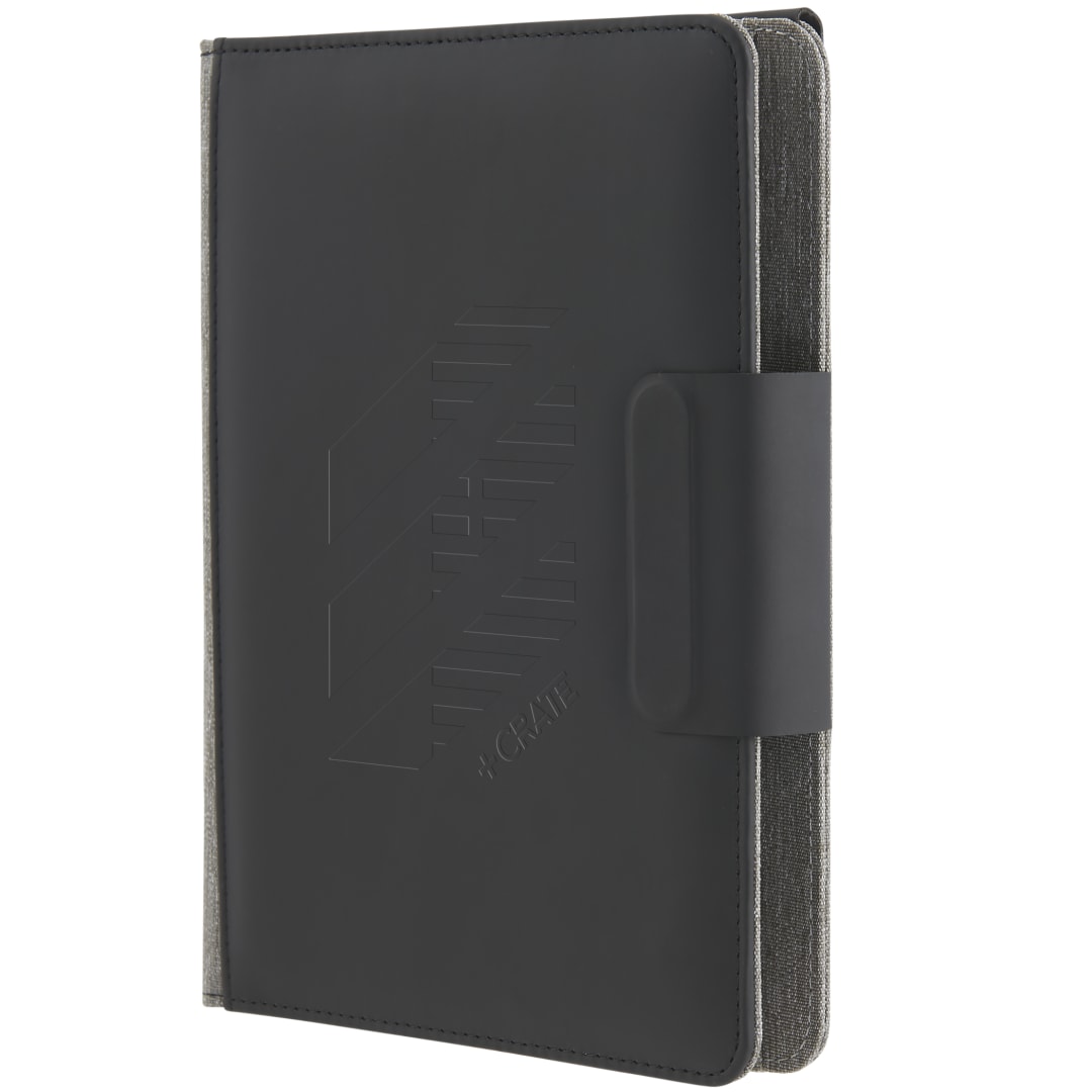 Reclaim RPET MagClick Fast Wireless Journal - 2800-75 Black