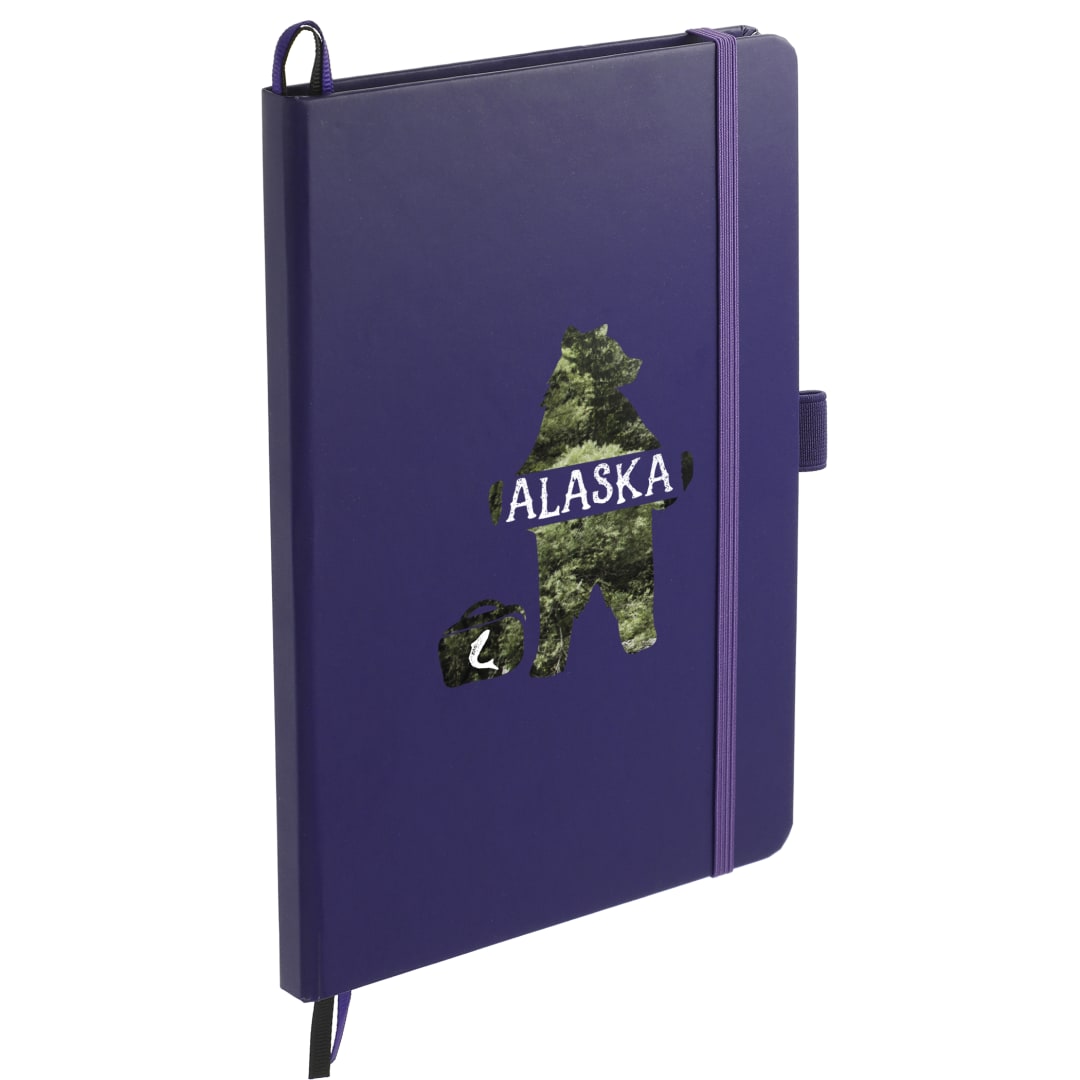 5.5" x 8.5" FSC® Mix Bound JournalBook - 2800-82 Purple